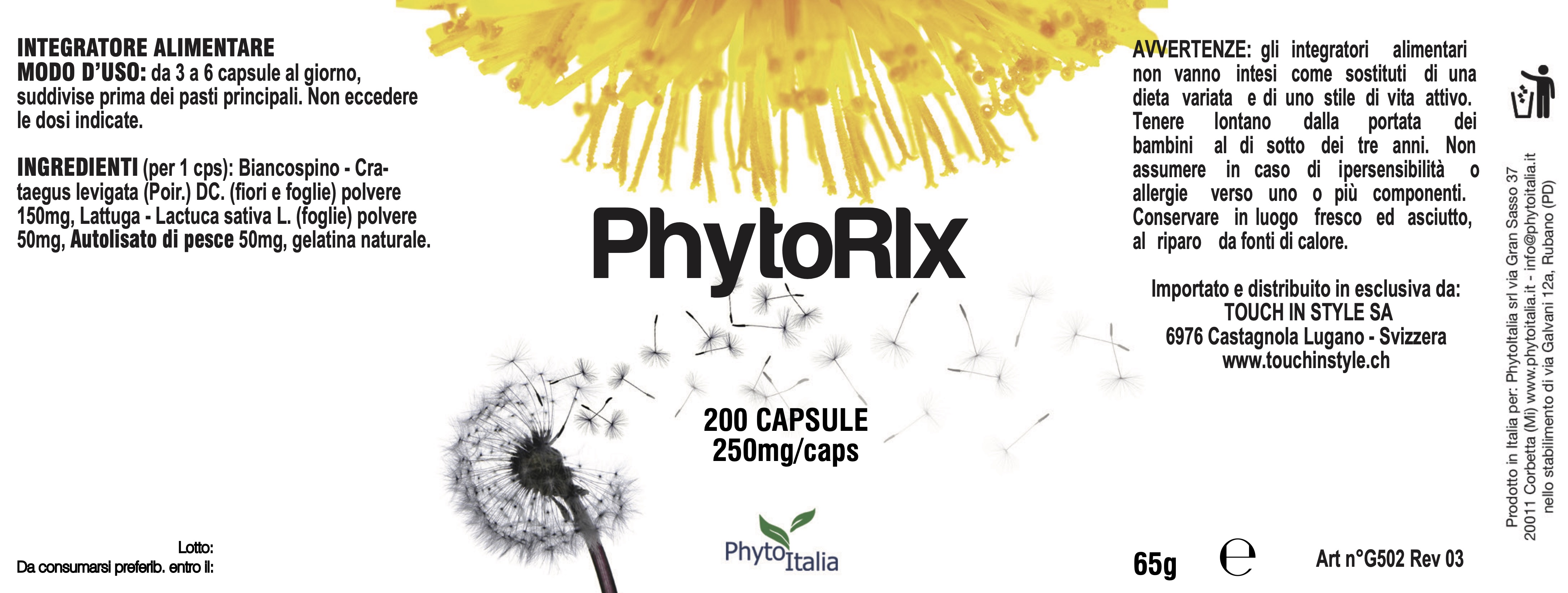 PhytoRlx 200 cps (Biancoscpino, Lactuca sativa L, Autolisato di pesce)