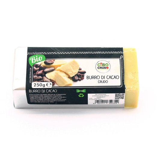 Burro di Cacao Crudo Bio - Cocoa Butter Raw Organic - 250g