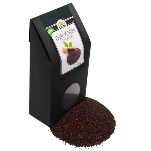 Quinoa Nera Cruda Bio - Black Quinoa Raw Organic - 500g